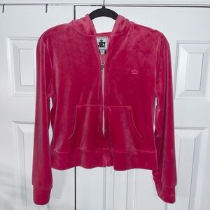 Juicy by Juicy Couture Pink Velour Jacket Size Medium